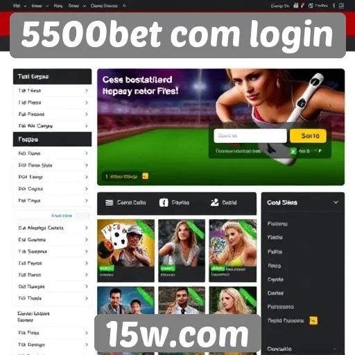 Acessibilidade do site 5500bet com login para novos usuários